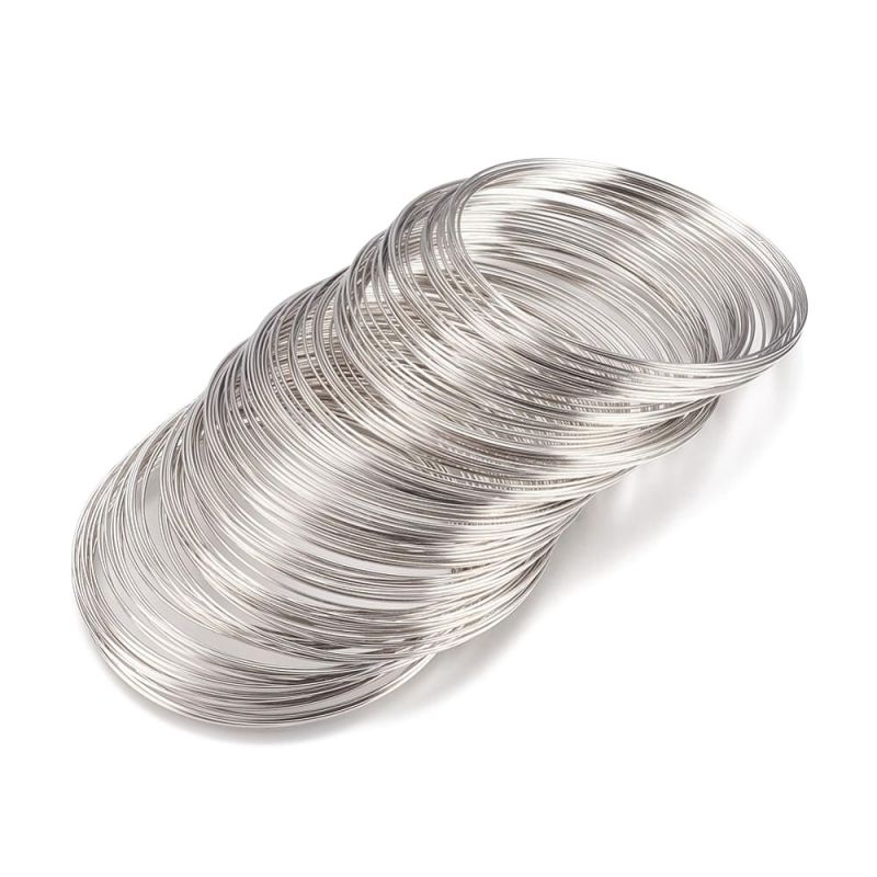 Paměťový drát 60x0,6 mm, 1 otočka, platinový