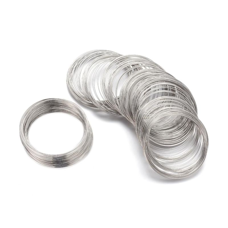 Paměťový drát 55x0,6 mm, 1 otočka, platinový