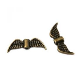 Křídla anděla 21x8 mm, 50 ks, bronzová