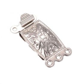 Třířadé zapínání z chirurgické oceli 304, 20x10 mm