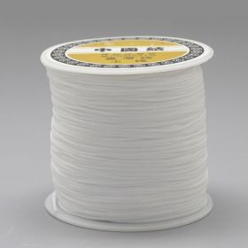 Polyesterová šňůra 0,8 mm, 1 metr, bílá