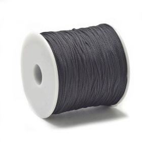 Polyesterová šňůra 0,8 mm, 1 metr, černá
