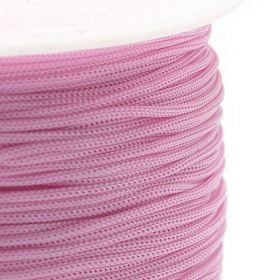 Polyesterová šňůra 0,8 mm, 1 metr, světle růžová
