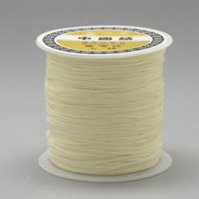 Polyesterová šňůra 0,8 mm, 1 metr, smetanová