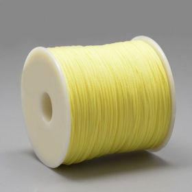 Polyesterová šňůra 0,8 mm, 1 metr, světle žlutá