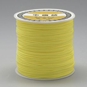 Polyesterová šňůra 0,8 mm, 1 metr, světle žlutá