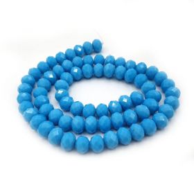 Slavík 8x6 mm, 72 ks, plnobarevná tyrkysová
