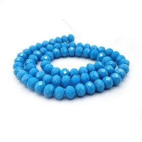 Slavík 8x6 mm, 72 ks, plnobarevná tyrkysová