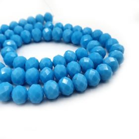 Slavík 8x6 mm, 72 ks, plnobarevná tyrkysová