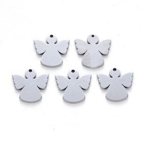 Přívěsek anděl 15x15 mm, chirurgická ocel