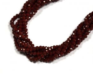 Slavík 6x4 mm, 98 ks, plnobarevná tmavě červená
