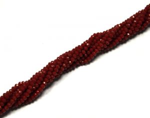 Slavík 6x4 mm, 98 ks, plnobarevná tmavě červená