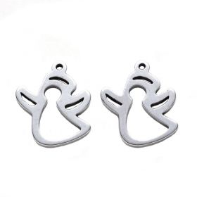 Přívěsek anděl 17x13 mm, chirurgická ocel