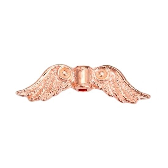 Křídla anděla 23x7 mm, růžová zlatá