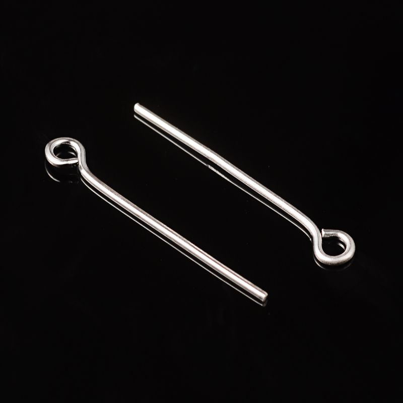 Ketlovací jehla 18 mm, 500 ks, stříbrná