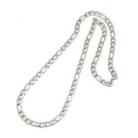Řetízek s karabinkou, chirurgická ocel 304, 44 cm, tloušťka 3 mm