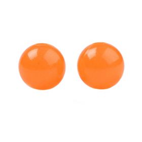Akrylové luminiscenční korálky 6 mm, 50 ks, oranžová barva