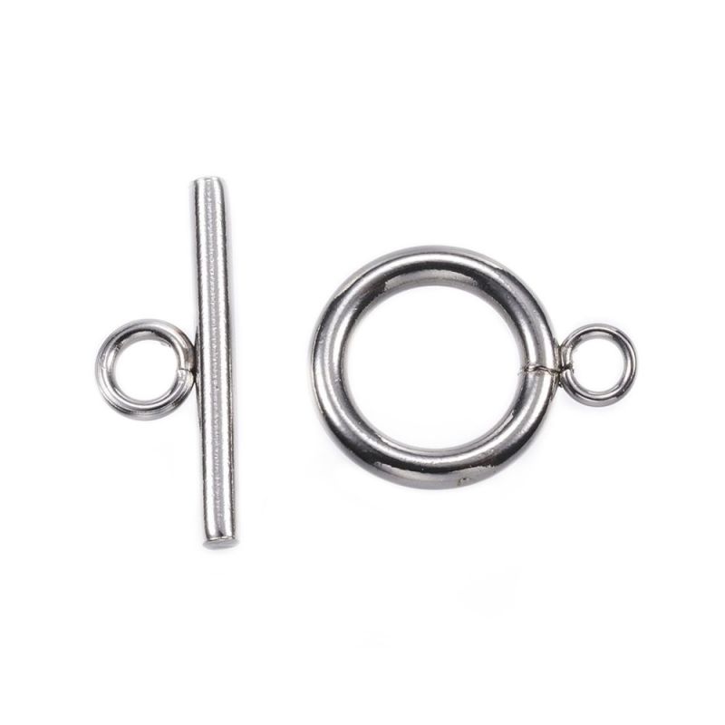 Americké zapínání z chirurgické oceli 304, 16x12 mm