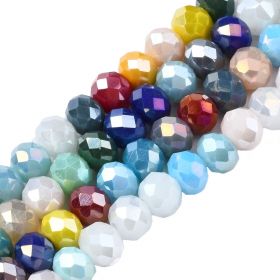 Slavík 6x5 mm, 85 ks, mix barev