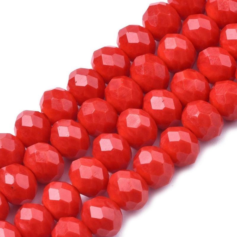 Slavík 8x6 mm, 66 ks, plnobarevná signální červená