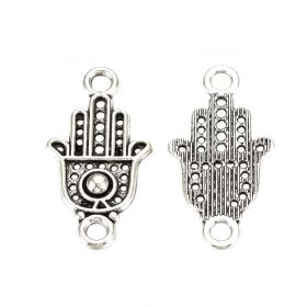 Spojovací díl Hamsa 24x12,5 mm, starostříbro