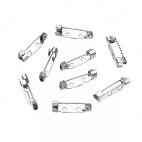 Brožový můstek z chirurgické oceli, 19x4,5x5 mm, 10 ks