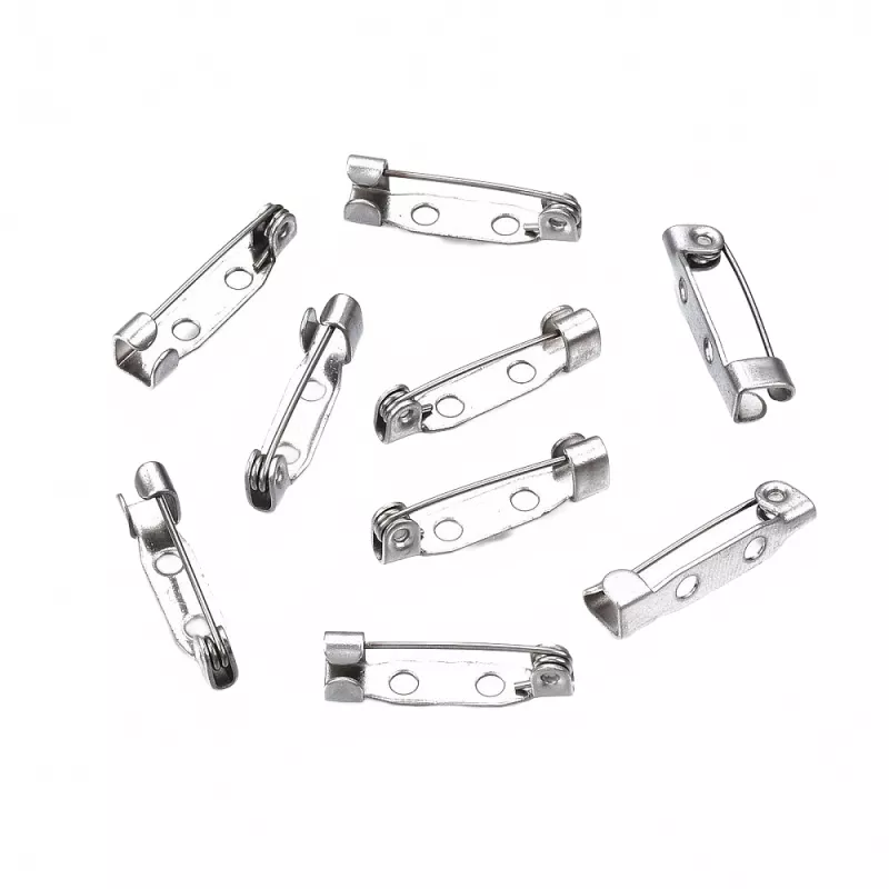 Brožový můstek z chirurgické oceli, 19x4,5x5 mm, 10 ks