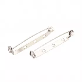 Brožový můstek z chirurgické oceli, 26,5x5x8,5 mm, 10 ks