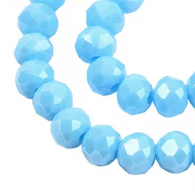 Slavík 3x2 mm, 148 ks, plnobarevná modrá s lustrovým pokovem