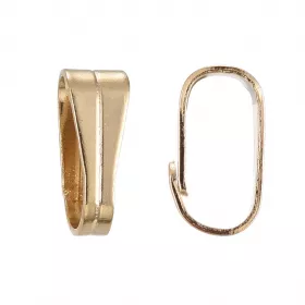 Šlupna z chirurgické oceli 6x3x2,2 mm, zlatá barva