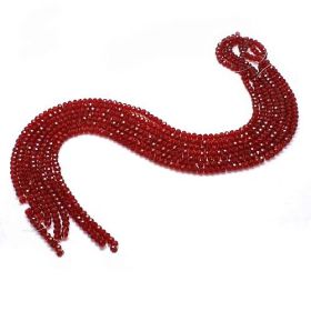 Slavík 4x3 mm, 112 ks, granátově červená