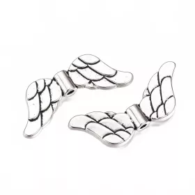 Andělská křídla 29,5x16,5x4 mm, starostříbro