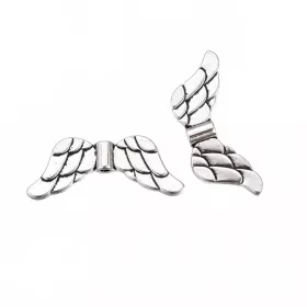 Andělská křídla 29,5x16,5x4 mm, starostříbro