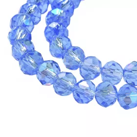 Slavík 3x2 mm, 160 ks, modrá s AB pokovem