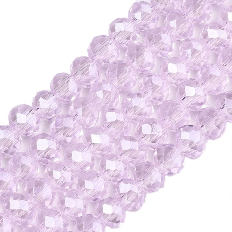 Slavík 3x2 mm, 150 ks, růžová s lustrovým pokovem