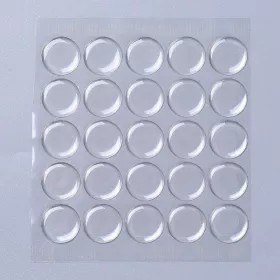 Čirý epoxy kabošon z pryskyřice 25mm
