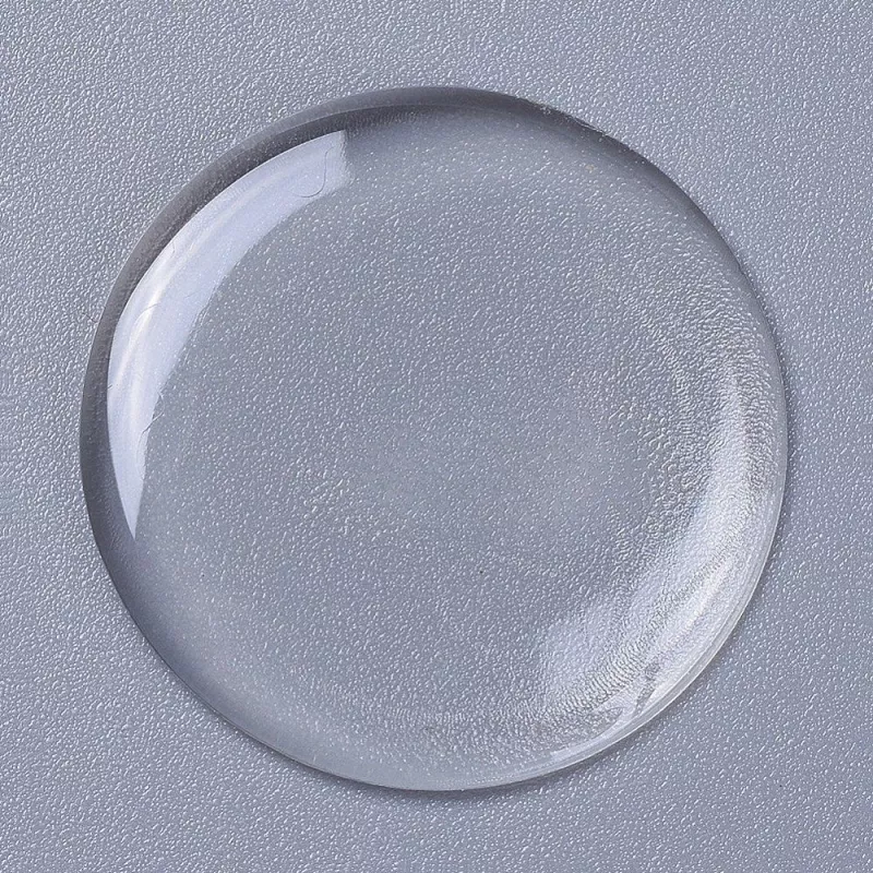 Čirý epoxy kabošon z pryskyřice 25mm