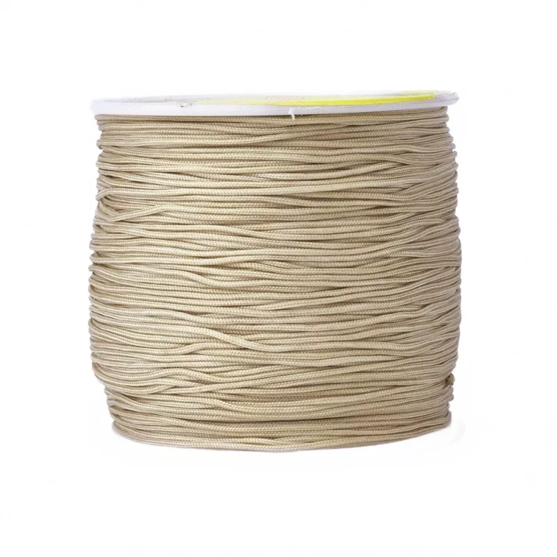 Polyesterová šňůra 0,8 mm, 1 metr, písková