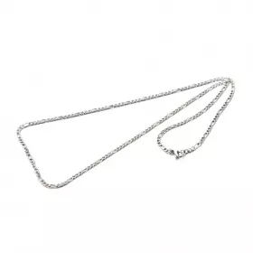 Řetízek s karabinkou, chirurgická ocel 304, šířka 3x1 mm, délka 50 cm