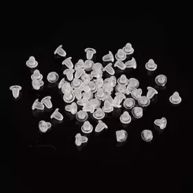 Silikonové zarážky do puzety 4x4 mm, 500 ks