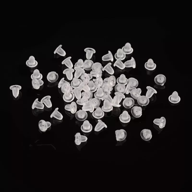Silikonové zarážky do puzety 4x4 mm, 500 ks