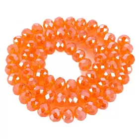 Slavík 3x2 mm, 148 ks, oranžová s lustrovým pokovem