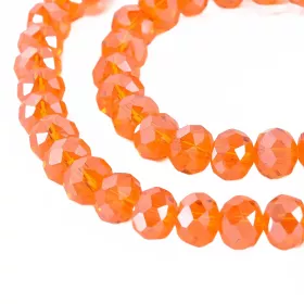 Slavík 3x2 mm, 148 ks, oranžová s lustrovým pokovem