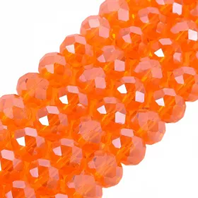 Slavík 3x2 mm, 148 ks, oranžová s lustrovým pokovem