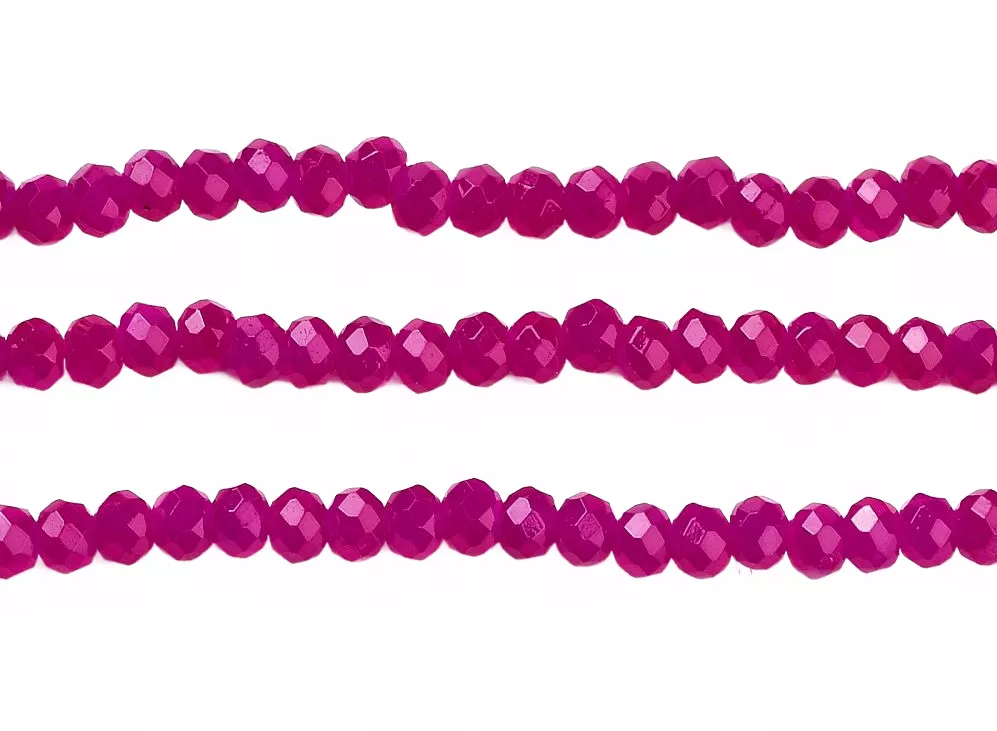 Slavík 3x2 mm, 150 ks, tmavá magenta