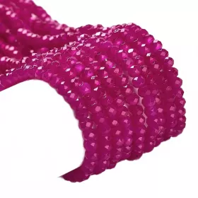 Slavík 3x2 mm, 150 ks, tmavá magenta
