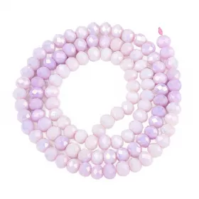 Slavík 4,5x3,5 mm, 106 ks, plnobarevná lila s AB pokovem