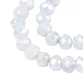 Slavík 4,5x3,5 mm, 106 ks, plnobarevná šedá s AB pokovem