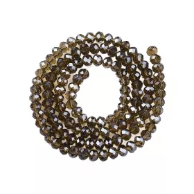 Slavík 4x3 mm, 120 ks, šedohnědá s lustrovým pokovem