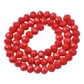 Slavík 8x6 mm, 66 ks, plnobarevná červená